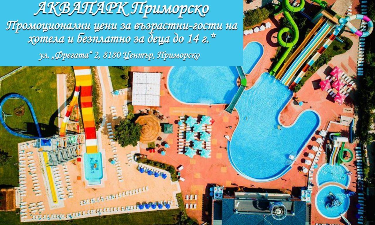 Perla Plaza Hotel Primorsko Exterior foto